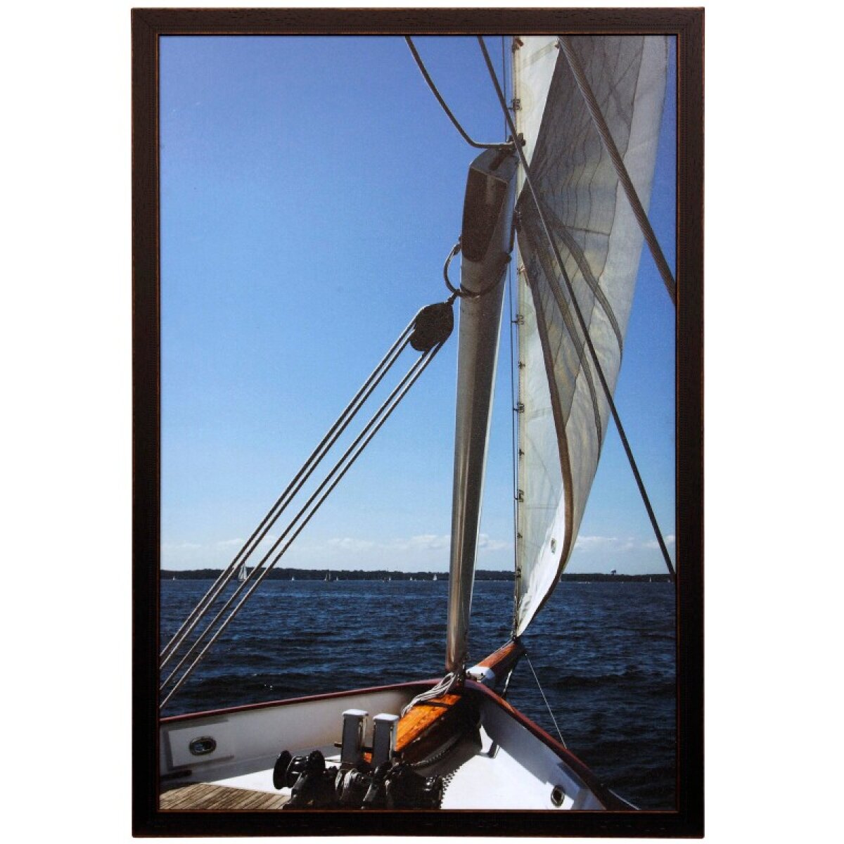 f44e628a6cebd84c3608fa393b2e84f5 Sailing In The Chesapeake Bay Textured Framed Print - Image 1