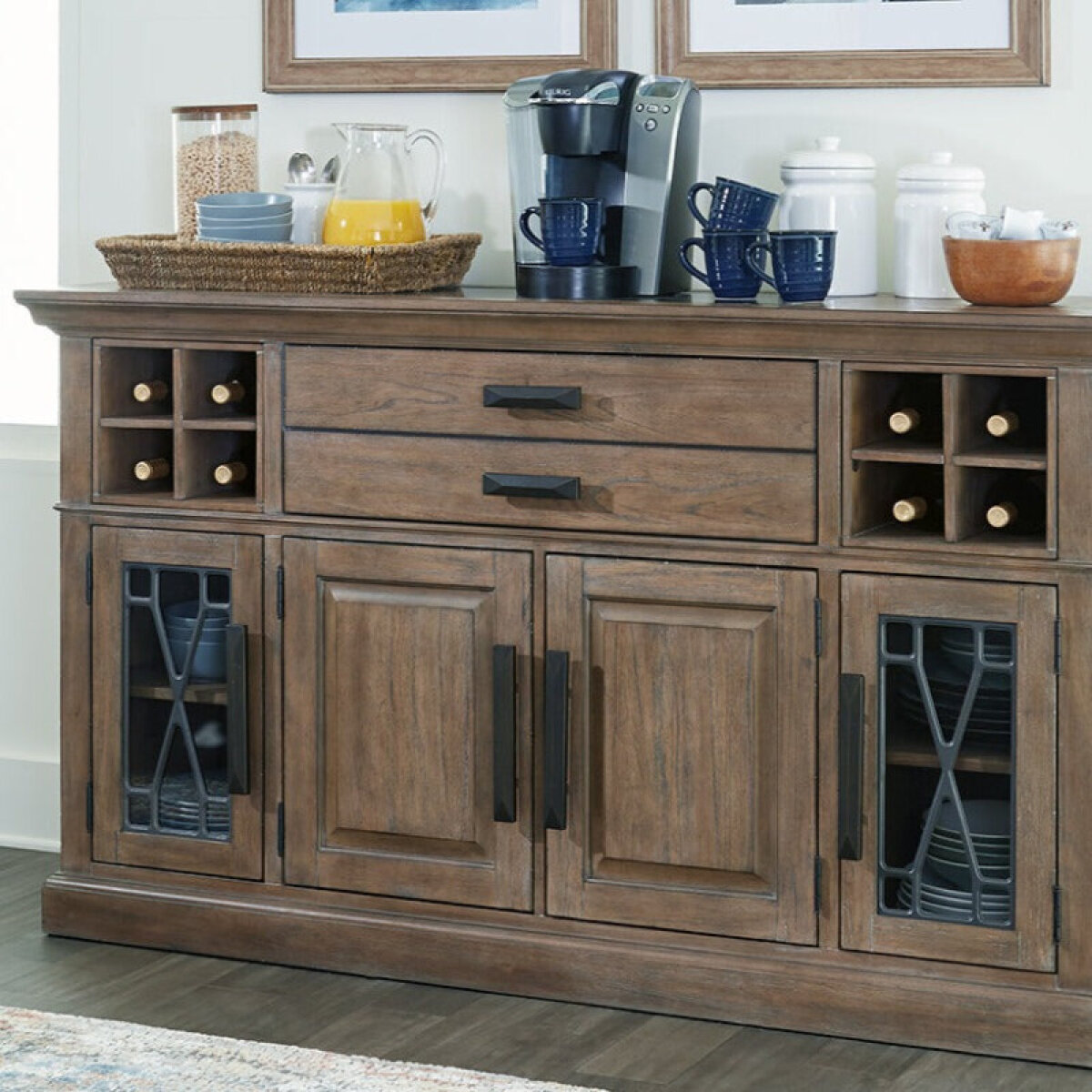 f48ff6d8f0b1fa2d868b7e4233a9b57e Sundance Dining - Sandstone Buffet Server 66" X 19" - Image 1