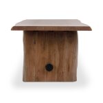 Brinton Solid Wood Rectangle Dining Table - Acorn Brown - Image 4