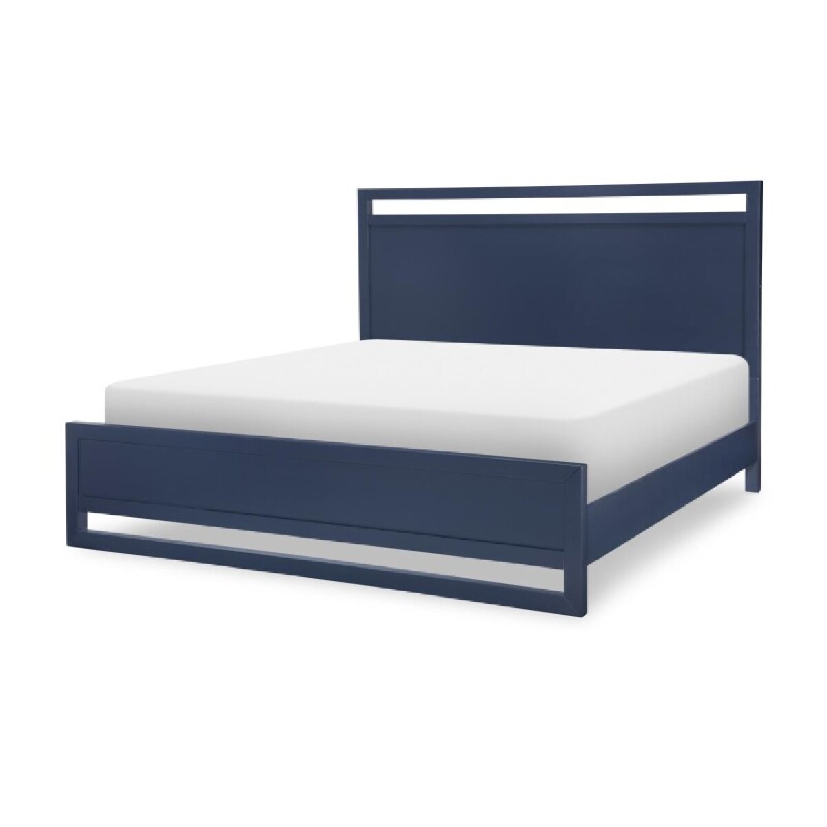 f4b92973ccc0303f908b2b9d2e72fa70 Complete Panel Bed Queen 5/0 Blue Finish - Image 1