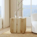 Layne Solid Wood Square End Table - True Natural - Image 7