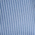 Dann Foley Lifestyle Down Feather Linen Pillow With Chambrey And White Pinstripe Printing - Image 5