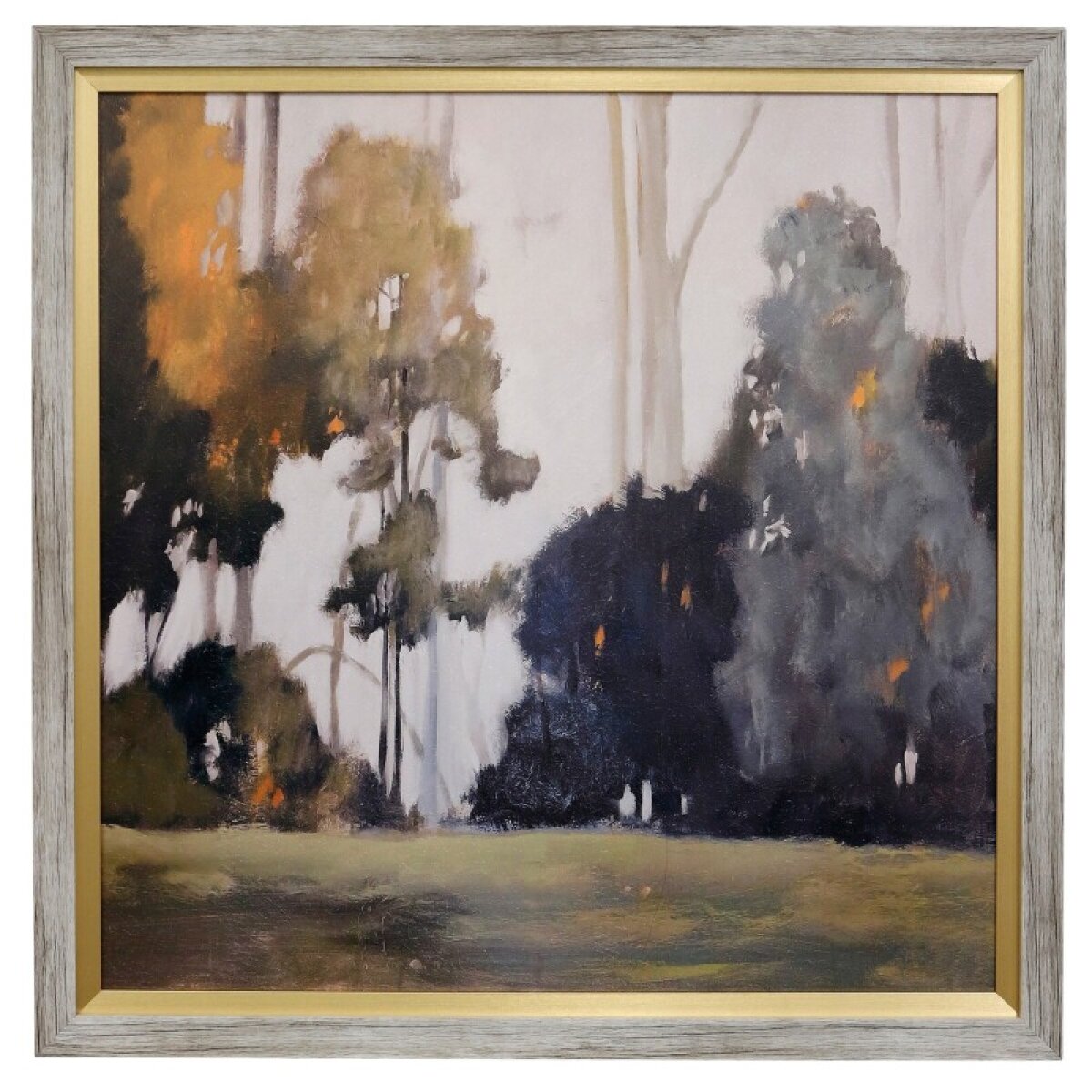 f55418af0885081973a15f67ac240727 Woodlands Textured Framed Print - Image 1