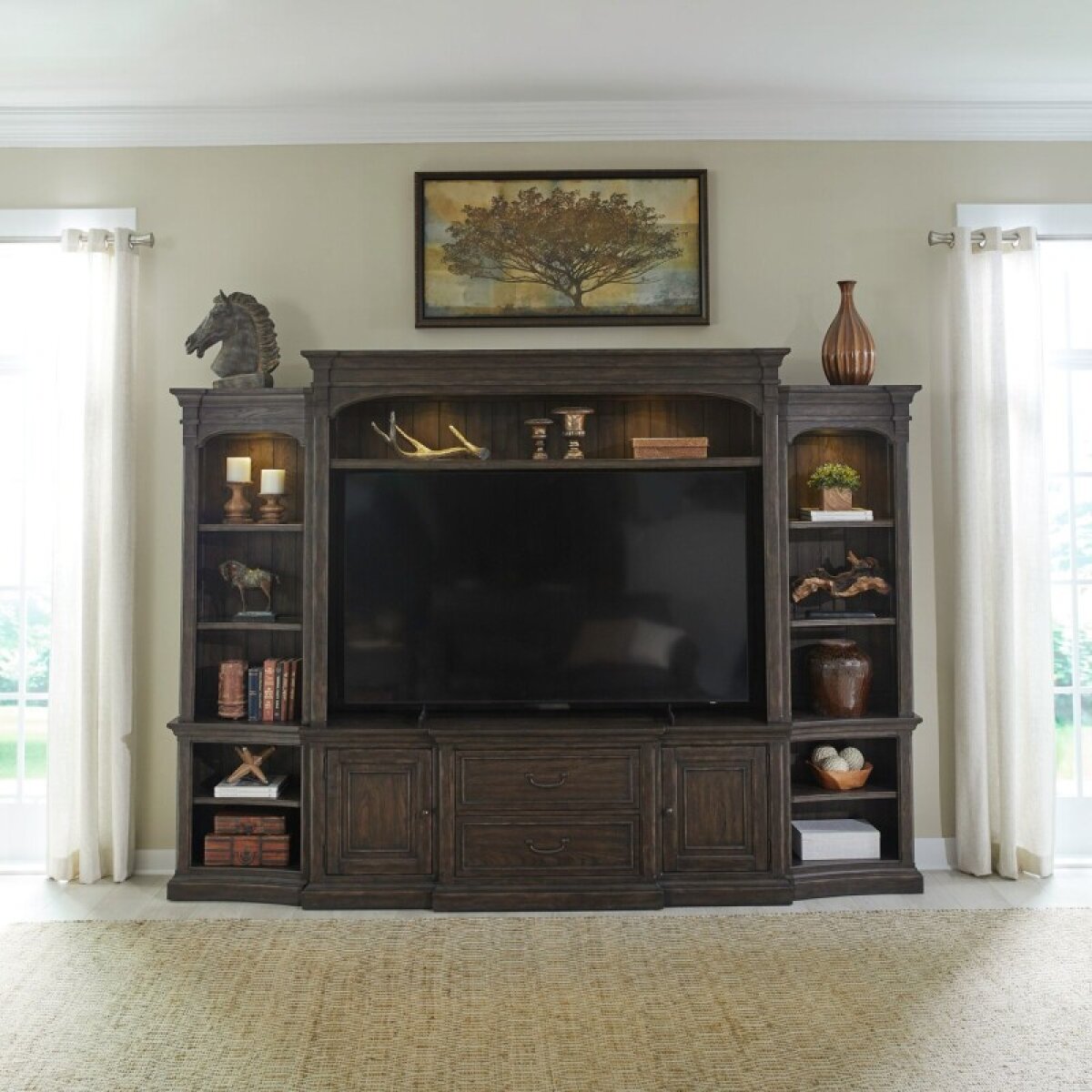 f5fe761167f87a7a6568f7a5be69d106 Paradise Valley Entertainment Center with Piers - Image 1