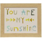 Sweet Sentiments I Juvenile Collection Wall Art Framed Print Under Glass