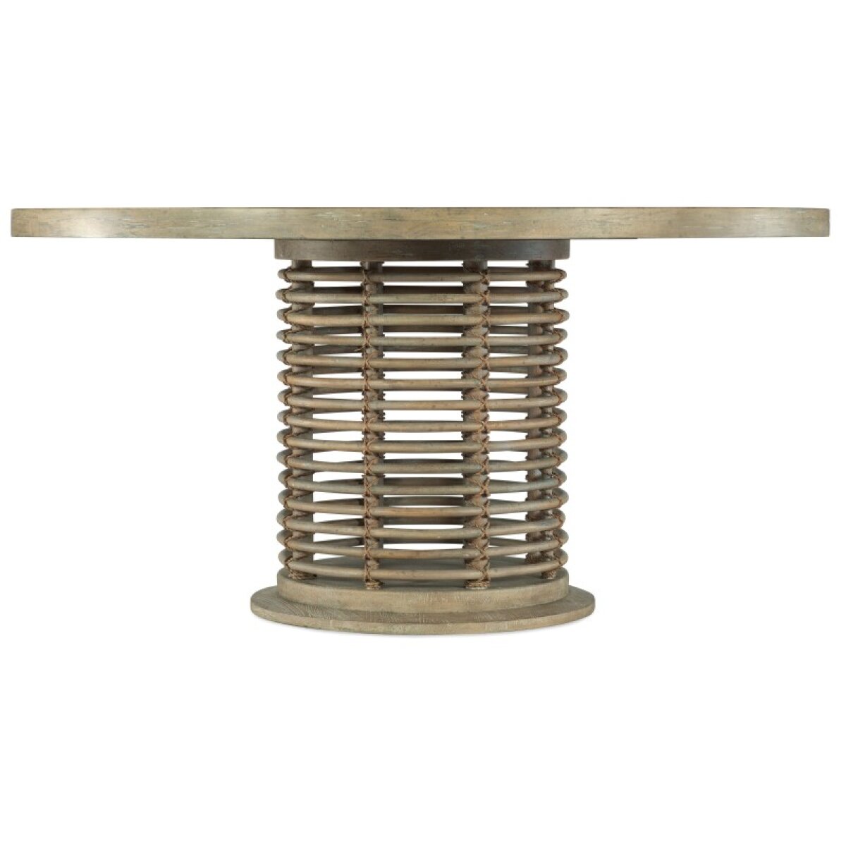 f63c32f1a879e73b4b5698a20abeb4a7 Casual Dining Surfrider 60in Rattan Round Dining Table - Image 1