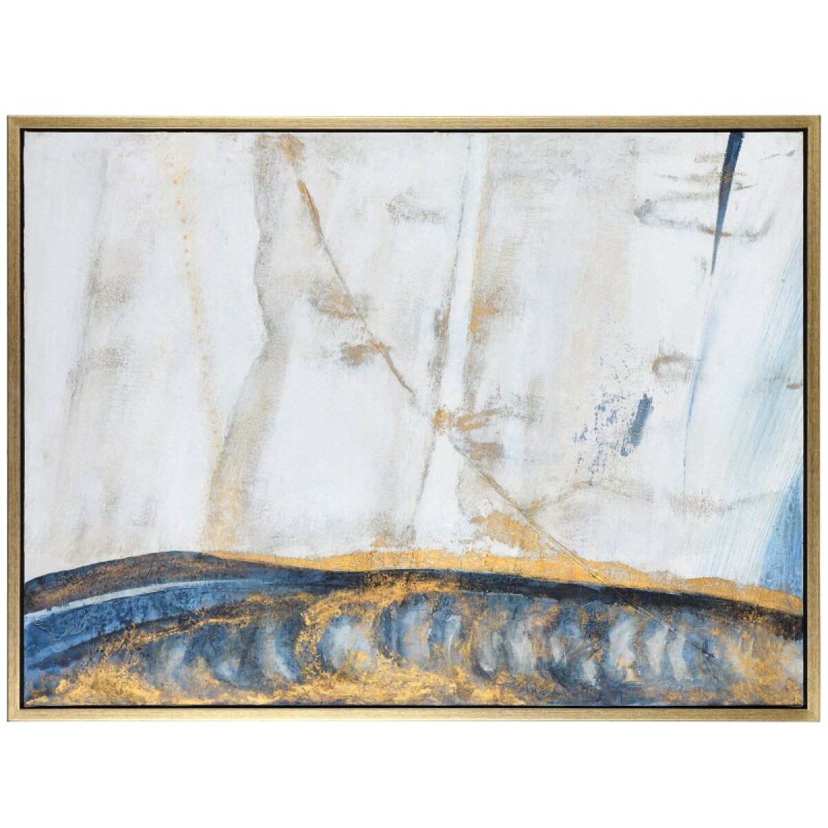 f665a5faa5294f02e5ca6bc1212d50d6 Austin Allen James Hand Painting On Canvas With Gold Framed - Image 1