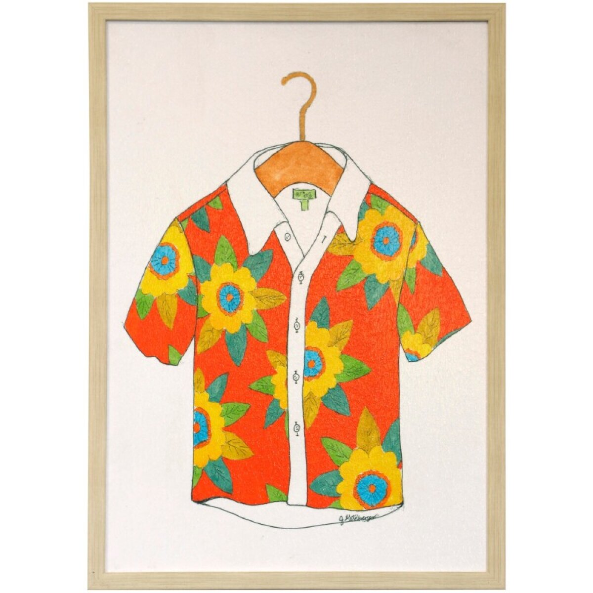 f73735ee37f4810439db7bb5930d7da5 Beach Wear Iii Textured Framed Print Dann Foley Lifestyle Collection - Image 1