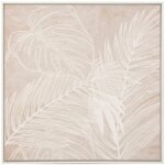 White And Cream Palms Ii Manufactured Canvas
