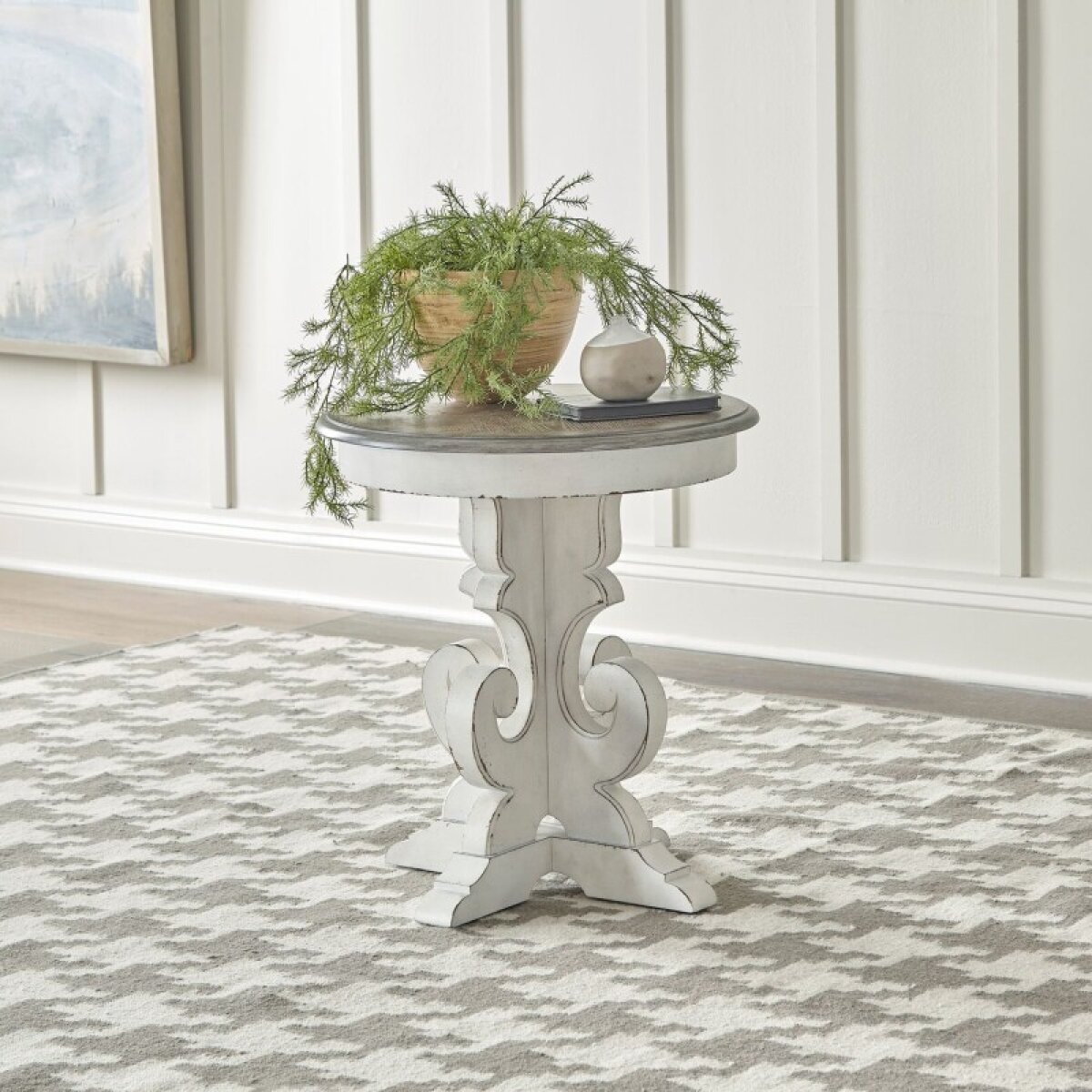 f79fd6f316025153fb4b04df27122f83 Magnolia Manor Round End Table - Image 1