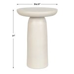 Joppa Indoor-outdoor Accent Table, Warm White - Image 7