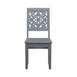 Trellis Lane Accent Chair- Grey - Image 4