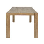 Crest Solid Wood Rectangle Dining Table - Warm Natural - Image 3