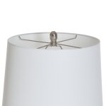 Mercury Glass Ribbed Glass Body Table Lamp With Single Pull Chain 100 Watts - Image 5