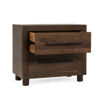 Jaxon Solid Wood 2dwr Nightstand - Harvest Brown - Image 6