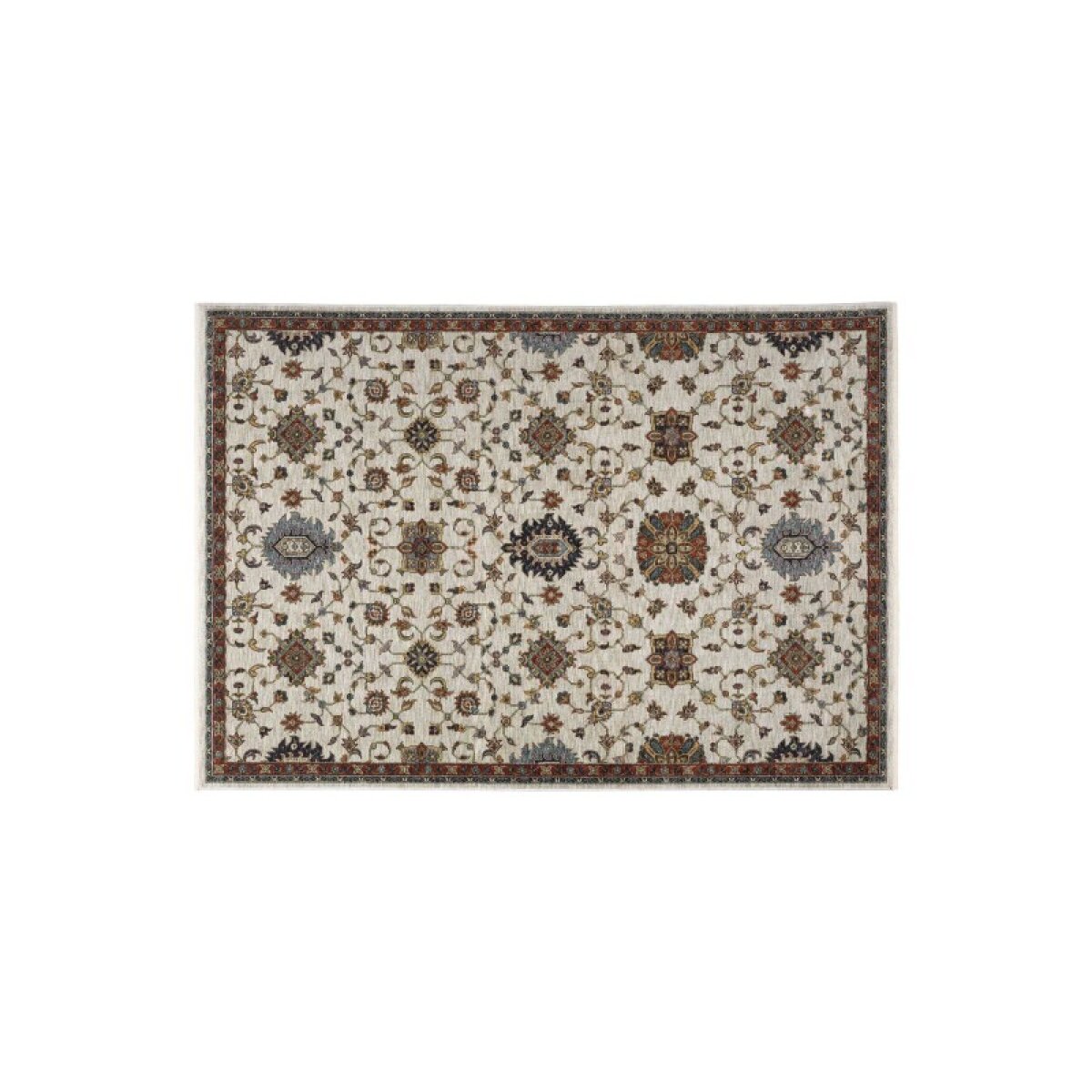 f8107645d4cfe94e98417274fc9571e0 Charleston Ivory Rug 5'3" x 7'6" - Image 1