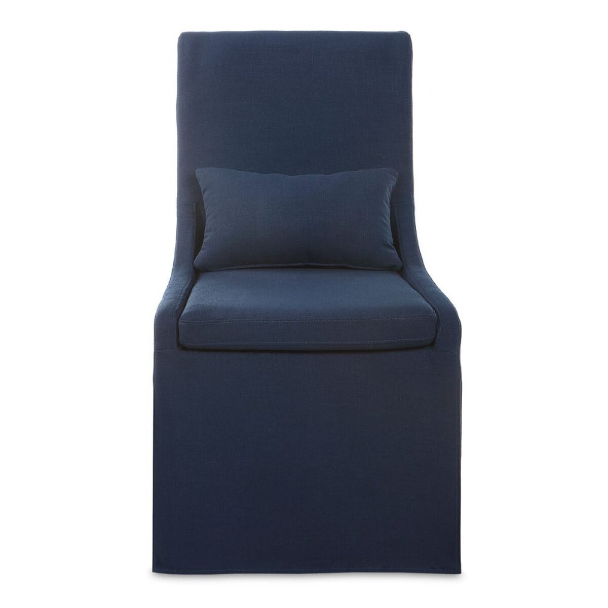 f81f8d97e303ee2cebf563b8042bc085 Coley Armless Chair, Denim - Image 1