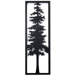 Cypress I Stylecraft Exclusive Lazer Cut Metal Wall Art With Fired Finish