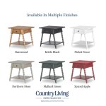 Splayed Bobbin Leg 1 Drw End Table - Image 7