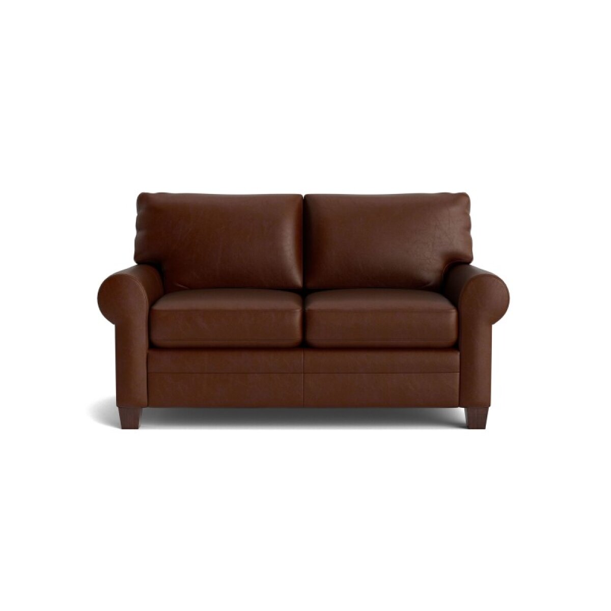 f84c0290f770788edbedbe18c1ef4a09 Carolina Leather Roll Arm Loveseat - Image 1