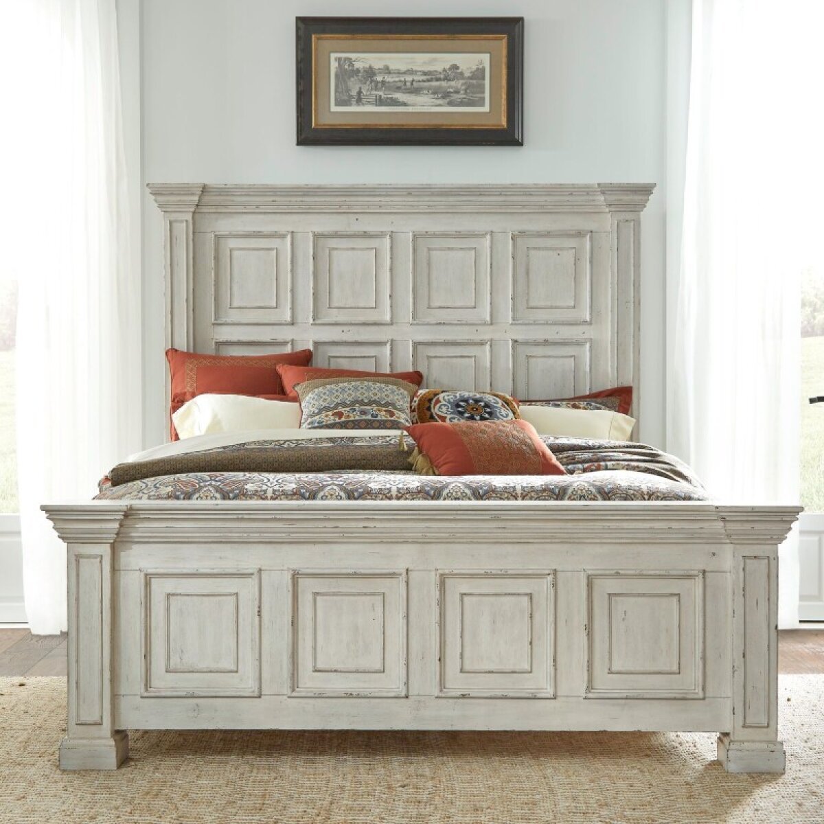 f85e42403735edb87f8842df5b28a3eb Big Valley Queen Panel Bed - Image 1