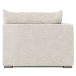 Helena Fabric Left Arm Chaise Without Pillows Wood Foot - Image 7