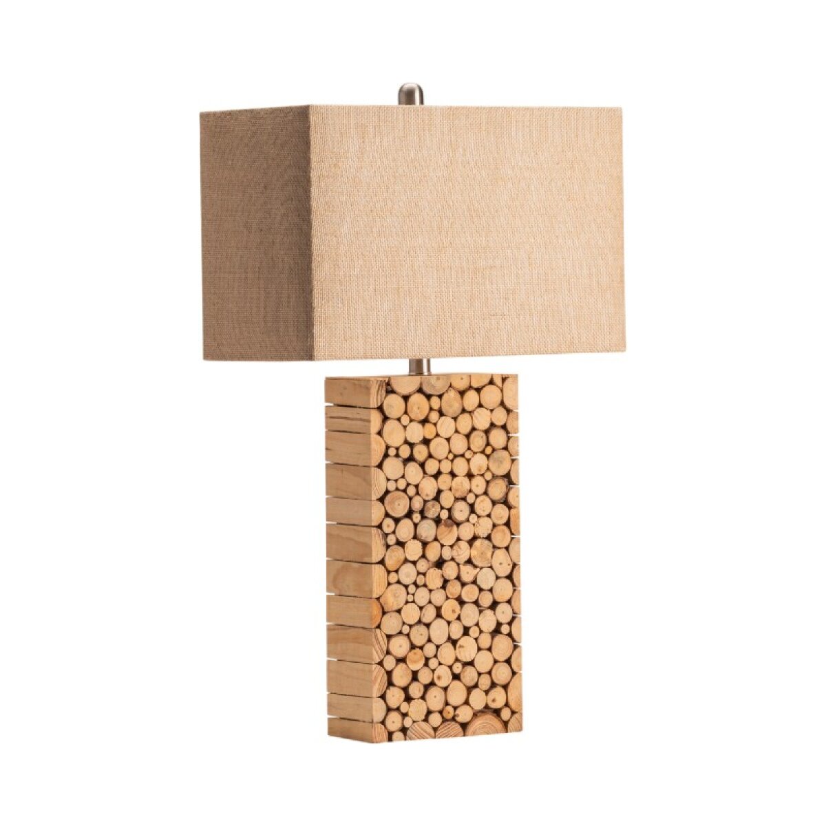 f96b321e139c15b6610550c05d5f27fe Stacked Wood Table Lamp - Image 1
