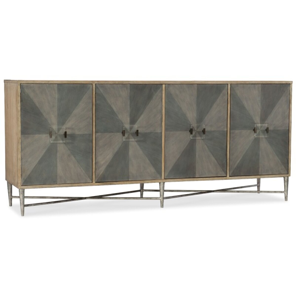 f9c591a1681fc988058f482b9eaa0522 Living Room Melange Zola Four-Door Credenza - Image 1