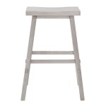 Creations 30 Inch Sawhorse Stool- White - Image 4