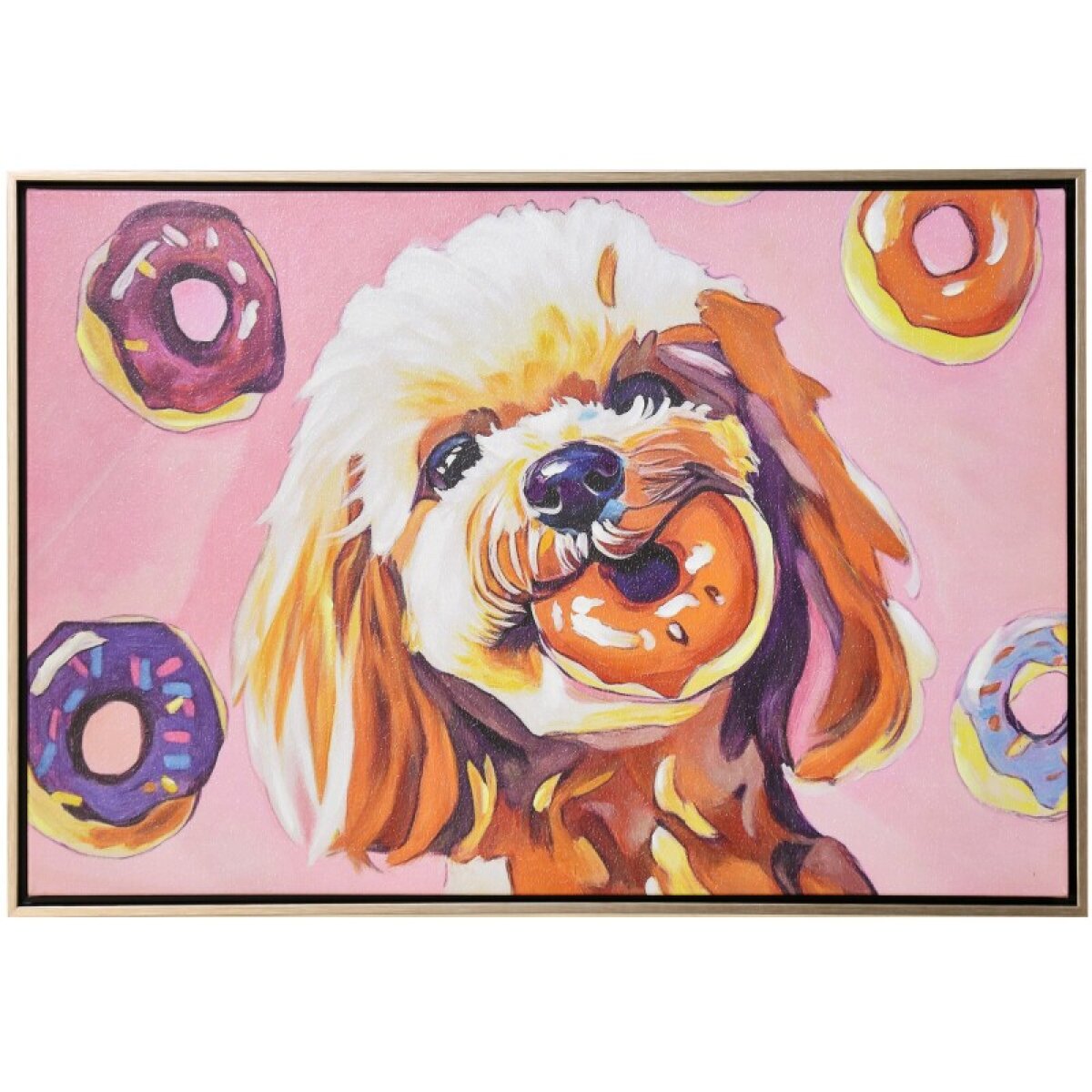 fa834d4f3b076303e87525e9a3e41163 Doudle Donuts Manufactured Framed Canvas - Image 1