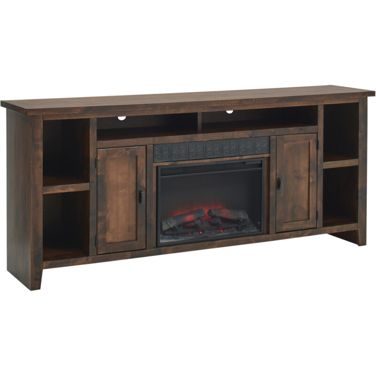 fa9baaaacfaa6a2392ece7c20dd81c2c Alder Grove 84" Fireplace Console - Image 1