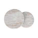 Huxley Marble Round Accent Table - Image 5