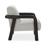 Reyna Upholstered Accent Chair - Black/white - Image 4