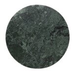 Briley Marble Round Accent Table Small - Emeral Green - Image 6