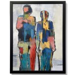 Beautiful People Textured Framed Print