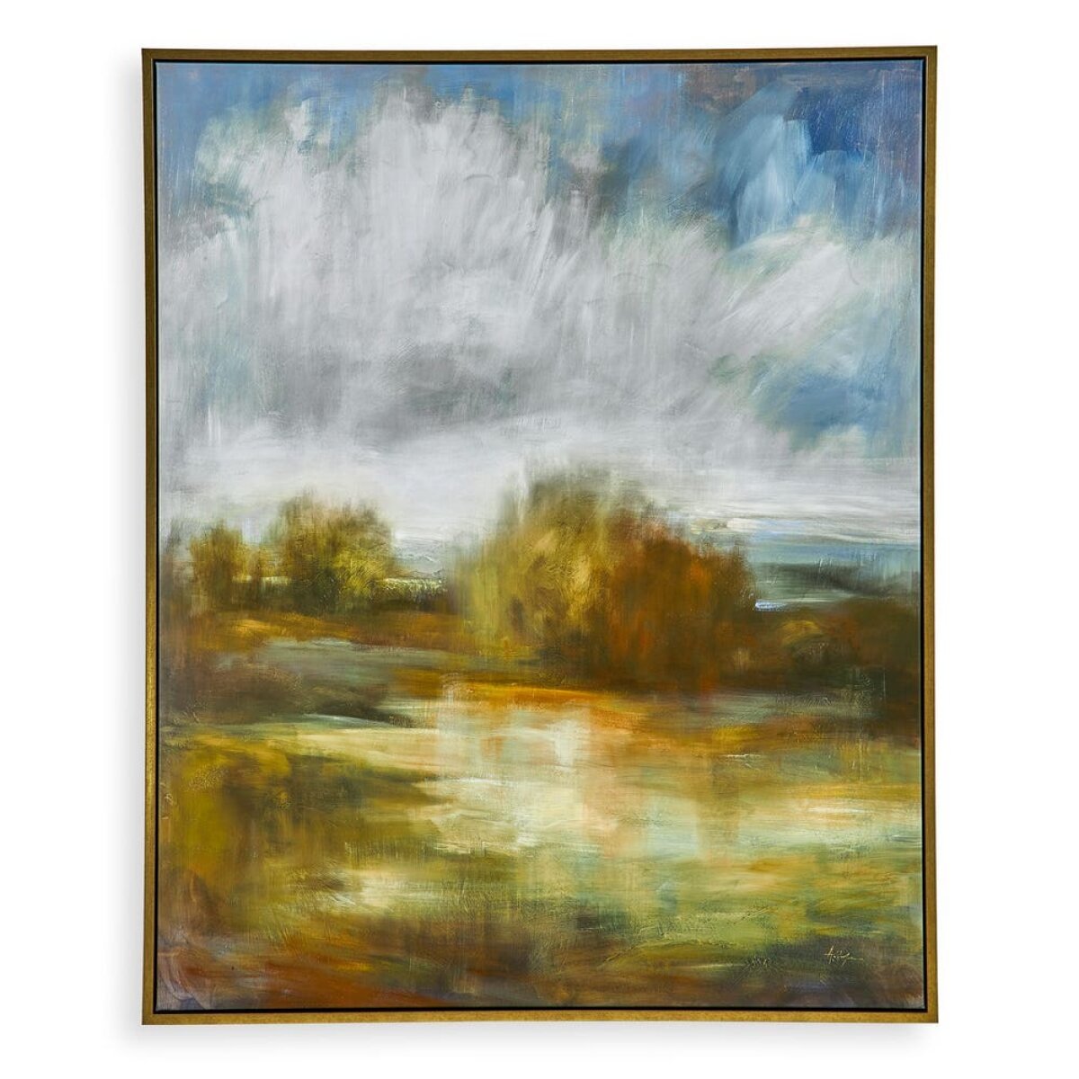 fd0ef0a6b01b14c2430a1e223e6d36da John's Field Framed Canvas - Image 1