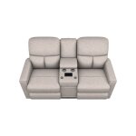 Hawthorn Power Reclining Loveseat W/ Headrest & Console - Image 3
