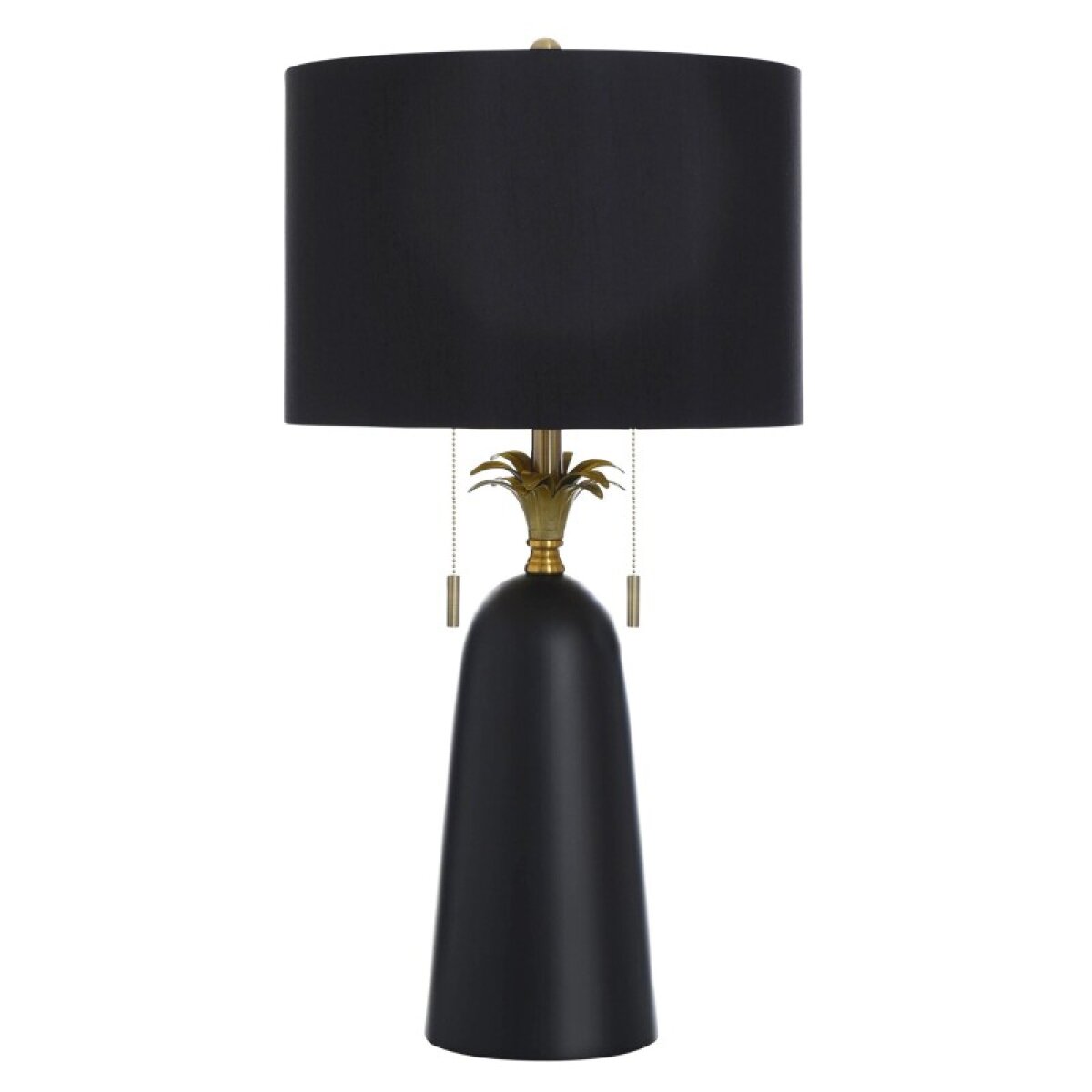 ff053c766257b59a4e6569c64cf46af5 Satin Black Poly Table Lamp - Image 1