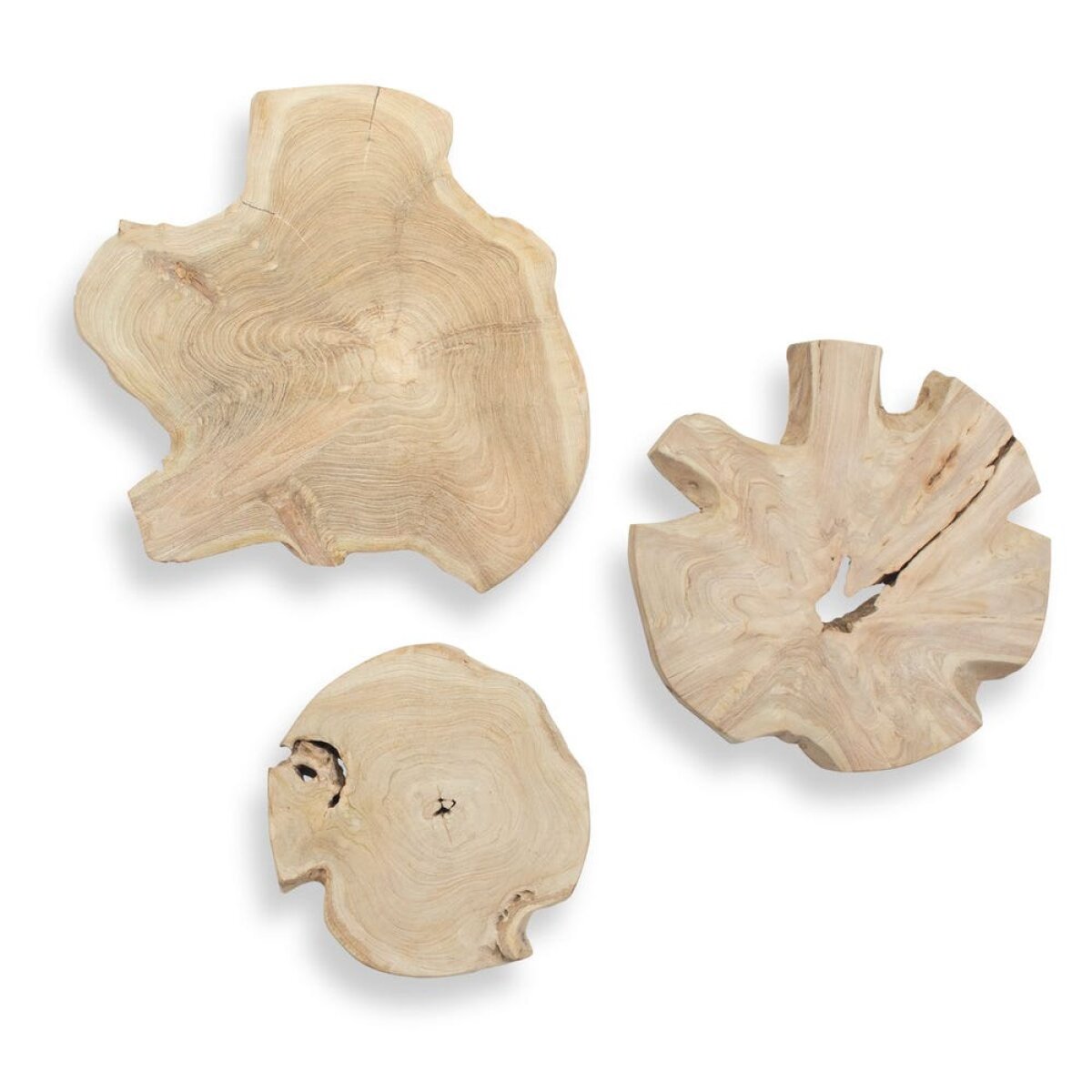 ff16d7d224fa91fa1f11c82d058a6b4b Kalani Indoor-outdoor Wall Decor, Bleached, S/3 - Image 1