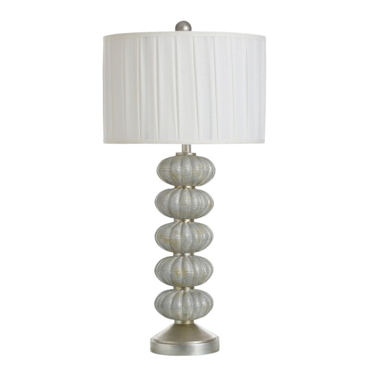 ff1a966e3925ce7701d983e914b94d67 Norman Wyatt Home Pearline Anartia Poly Table Lamp 34in - Image 1
