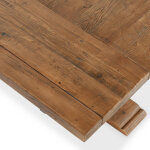 Alexander Extendable Dining Table - Brown / 86"-110" / Rectangle - Image 4