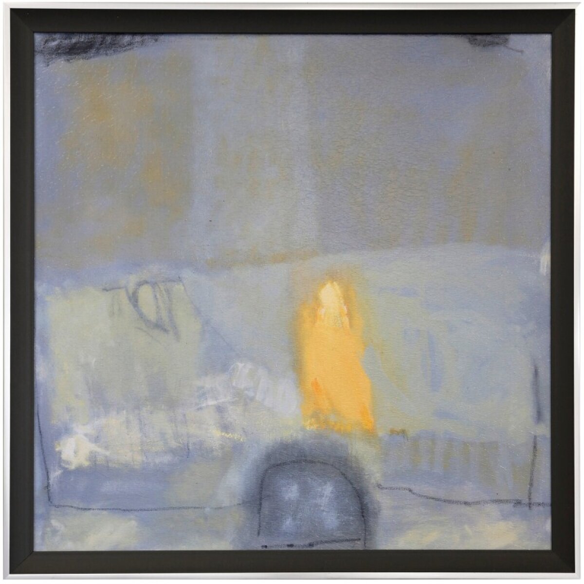 ff77a73a0f02036a4b228d2181146c17 Fog Light Textured Framed Print - Image 1