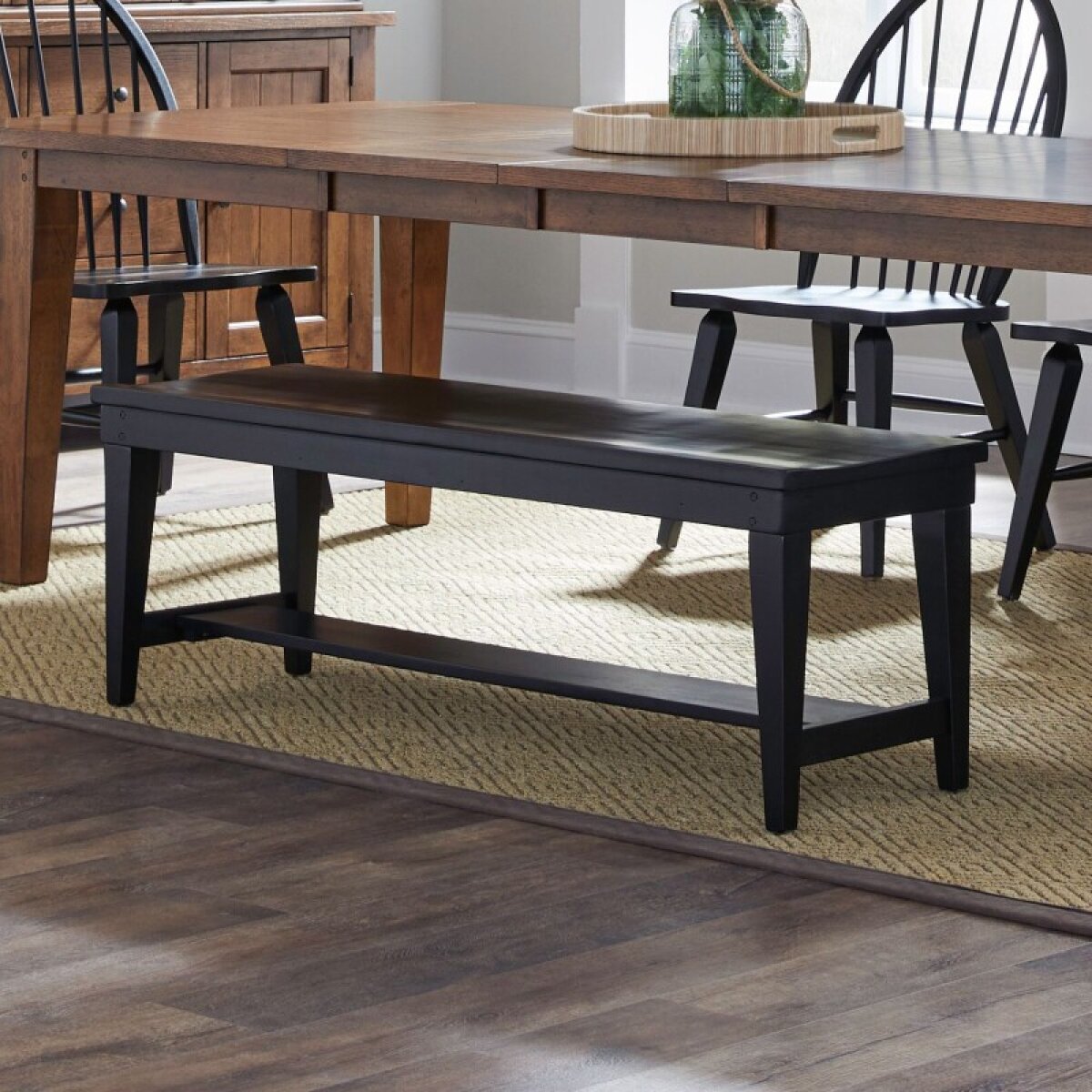 ffb32d3501d4eb5d67a4f70a4203456b Hearthstone Ridge Bench - Black (RTA) - Image 1