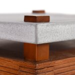 Cement Gray & Zebra Cherry Norman Wyatt Home Plant Stand - Image 3