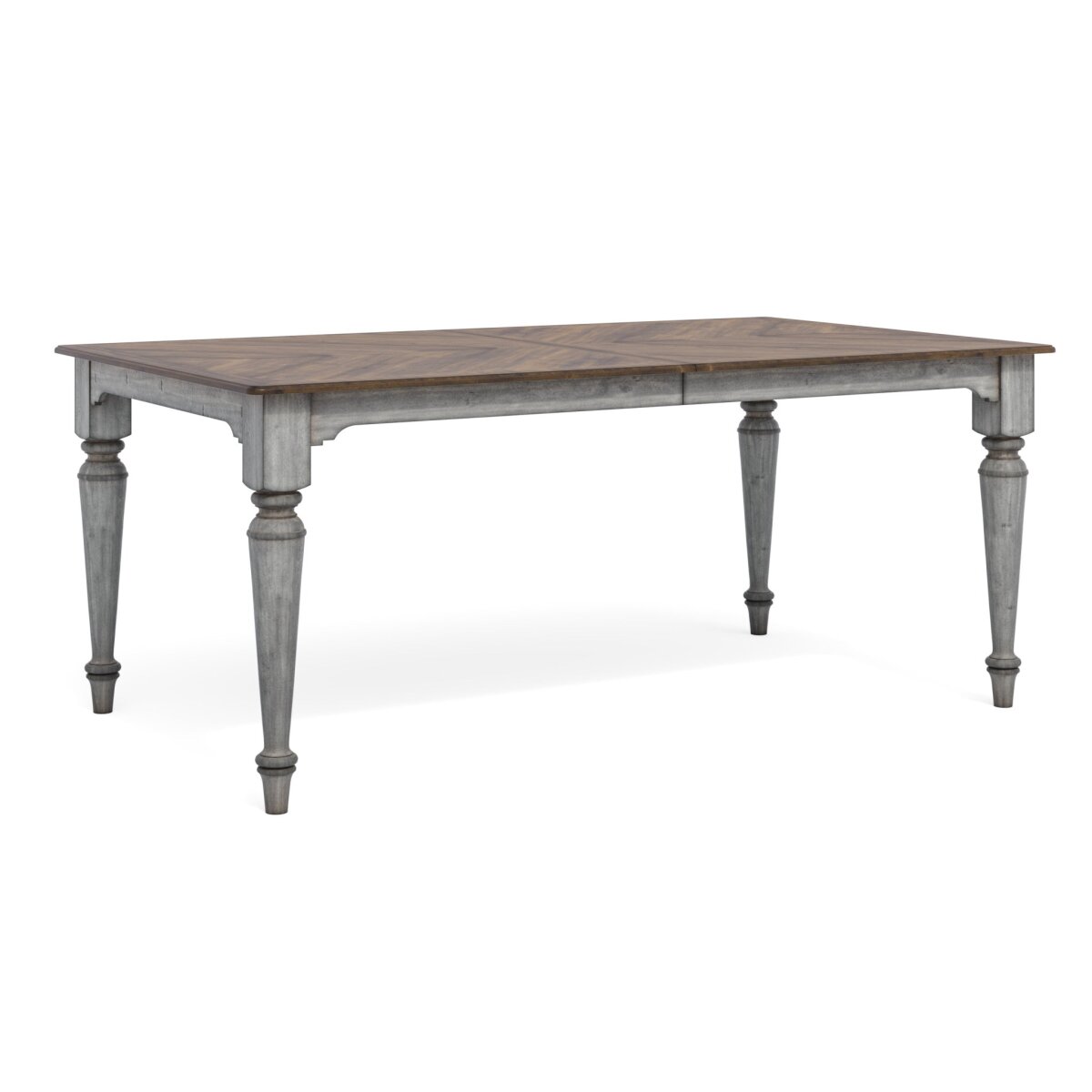 0624c63eec56ac8656b33f0a4093c3df Plymouth Gray Rectangular Dining Table - Image 1