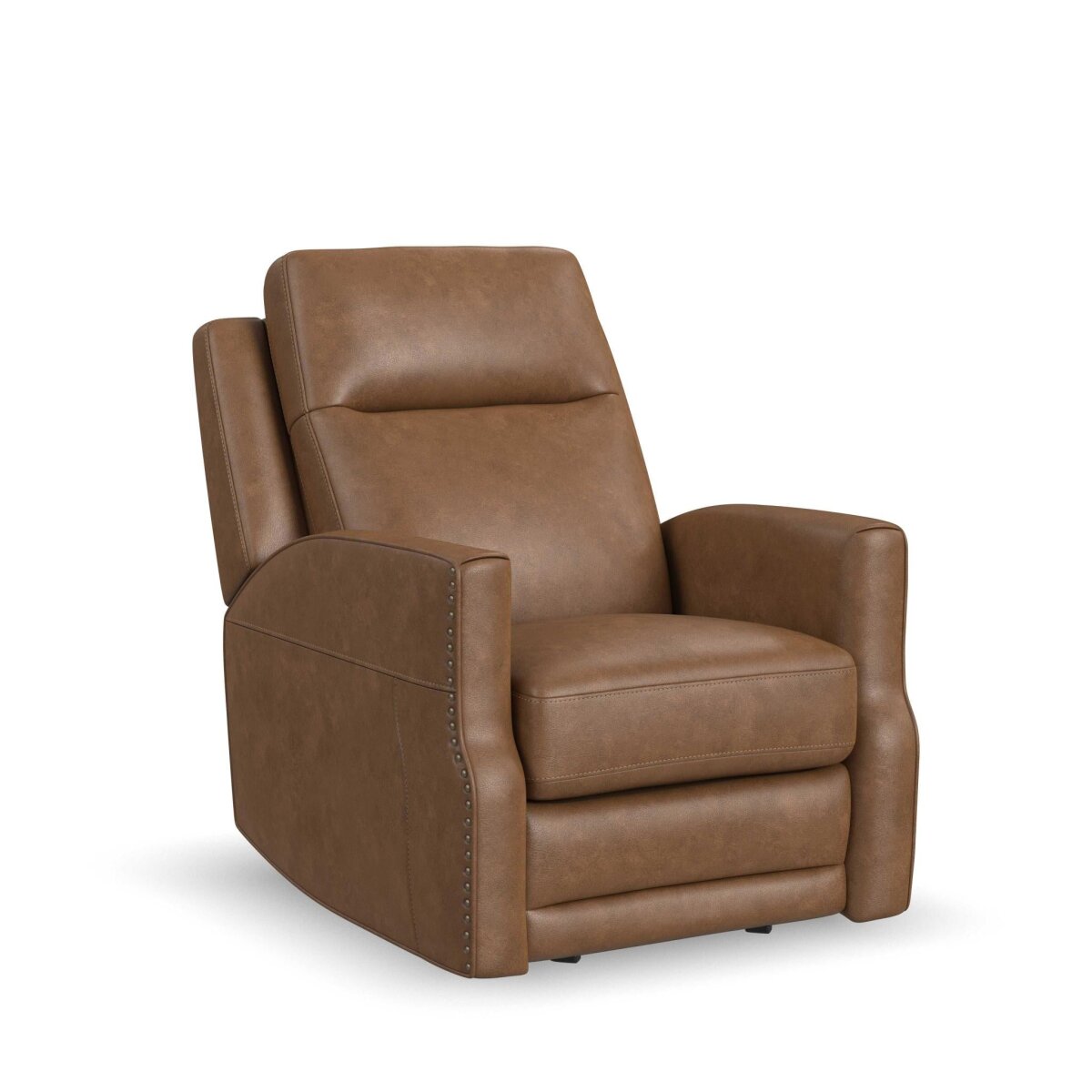 08eec71eba190c3844eac8853773cbde Maxwell Cedar Leather Power Gliding Recliner with Power Headrest and Lumbar - Image 1