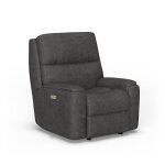 Rio Leather Power Rocking Recliner with Power Headrest - Image 5