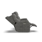 Penn Fabric Power Reclining Loveseat with Console & Power Headrests & Lumbar - Image 13