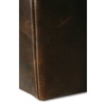 Macon Leather Ottoman - Image 7