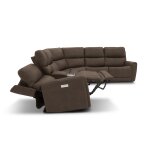 Carter Cappuccino Fabric Power Reclining Sectional with Power Headrests & Lumbar - Image 18